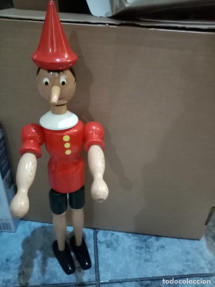 Juguetes antiguos y Juegos de colecci&oacute;n: Pinocho de madera