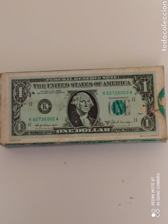 Juguetes antiguos y Juegos de colecci&oacute;n: 25 Fichas para juego billetes de 1 dollar