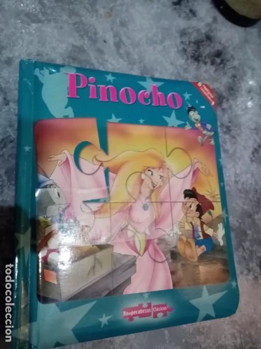 Juguetes antiguos y Juegos de colecci&oacute;n: Rompecabezas infantil de Pinocho