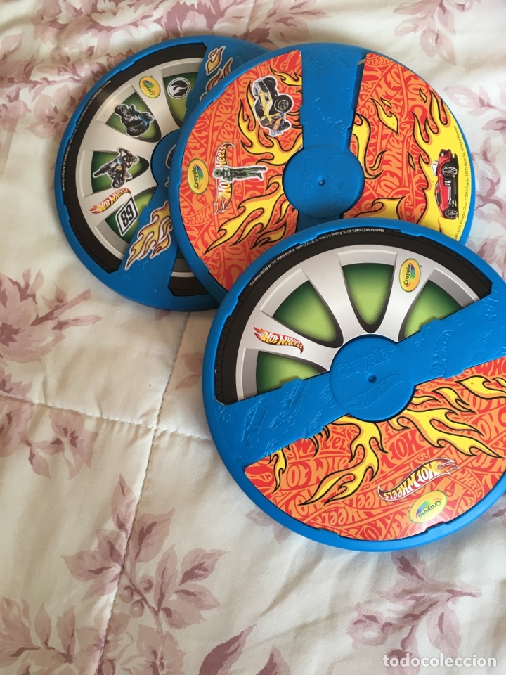 Juguetes antiguos y Juegos de colecci&oacute;n: 3 Discos lanzador hot wheels McDonald&rsquo;s 2013