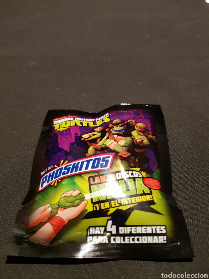 Juguetes antiguos y Juegos de colecci&oacute;n: Lanzadiscos Ninja. Tortugas Ninja Phoskitos