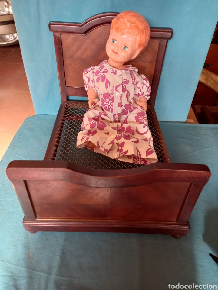 sitio Palacio Del Sur cama de juguete, de madera. años 40-50 - Compra venta en todocoleccion