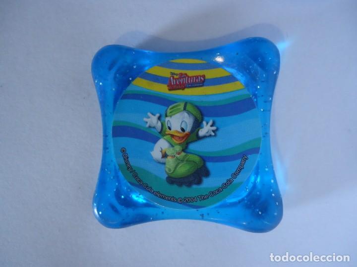 Juguetes antiguos y juegos de colecci&oacute;n: COLECCI&Oacute;N TAZOS THE COCA-COLA COMPANY LAS AVENTURAS DE MICKEY MOUSE WAPS TAZO CAP JORGITO EN PATINES