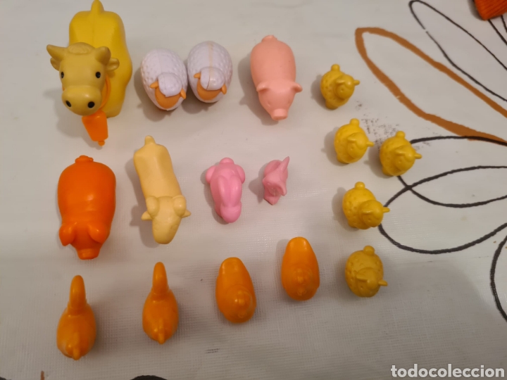 Juguetes antiguos y Juegos de colecci&oacute;n: Pin y pon vintage lote animales