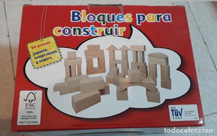 Juguetes antiguos y juegos de colecci&oacute;n: BLOQUES DE CONSTRUIR DE MADERA - Foto 1