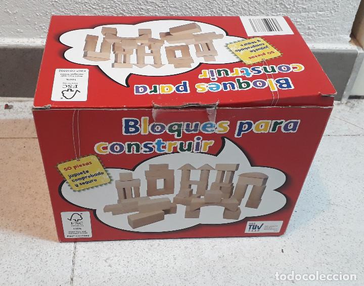 Juguetes antiguos y juegos de colecci&oacute;n: BLOQUES DE CONSTRUIR DE MADERA - Foto 2