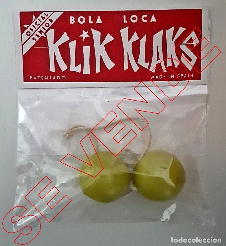 Juguetes antiguos y juegos de colecci&oacute;n: BOLAS LOCAS KLIK KLAKS. MADE IN SPAIN A&Ntilde;OS 70's