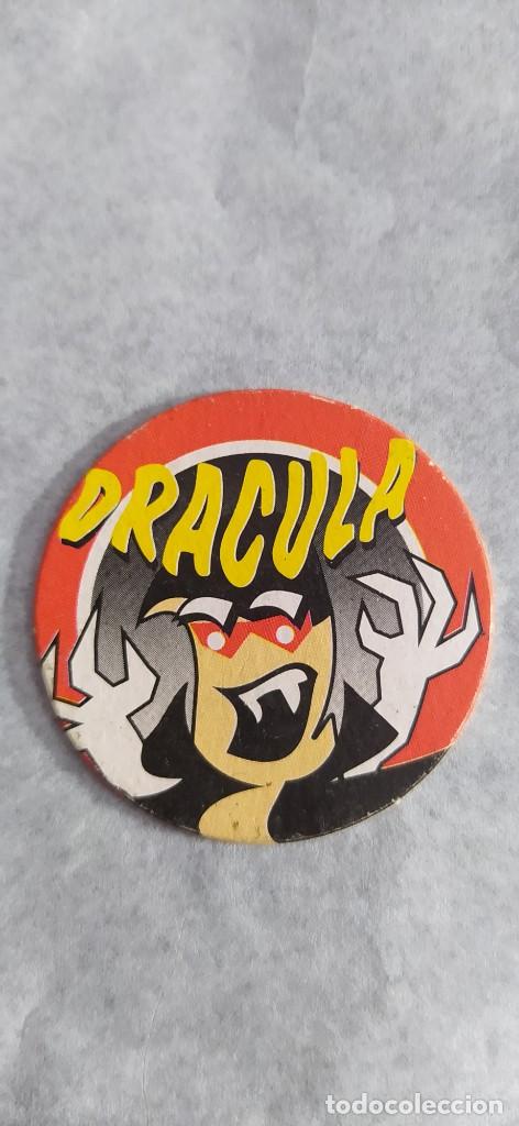 Juguetes antiguos y Juegos de colecci&oacute;n: TAZOS TAZO DR&Aacute;CULA TOP ARGAL