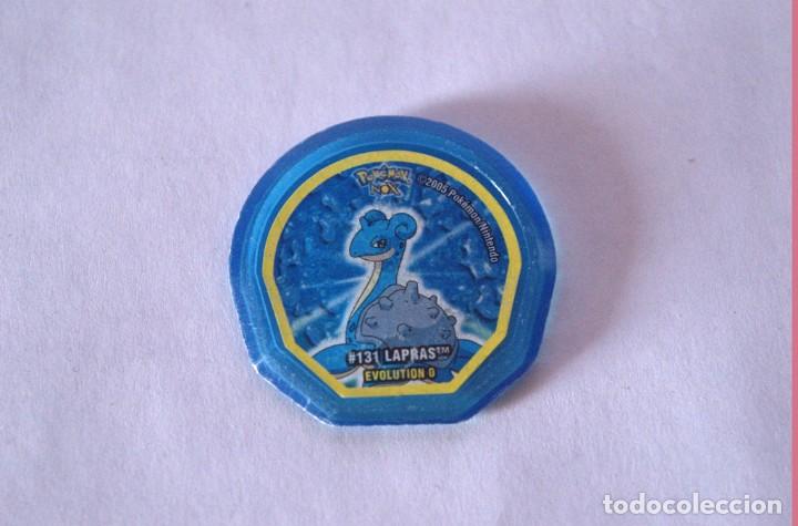 Juguetes antiguos y Juegos de colecci&oacute;n: COLECCI&Oacute;N TAZOS MATUTANO POK&Eacute;MON NOX TAZO CAPS POGS #131 LAPRAS EVOLUTION 0