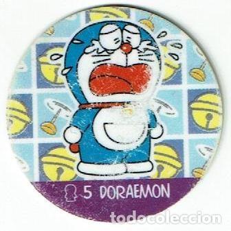 Juguetes antiguos y juegos de colecci&oacute;n: COLECCI&Oacute;N TAZOS ASPIL AMIGOS DE LO BUENO DORAEMON SERIE ANIME TAZO CAPS POGS N&ordm; 5 GATO C&Oacute;SMICO CAT