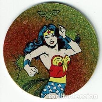 Juguetes antiguos y Juegos de colecci&oacute;n: COLECCI&Oacute;N TAZOS FRIT RAVICH DC TAZO CAPS POGS N&Uacute;MERO 21 WONDER WOMAN HERO&Iacute;NA H&Eacute;ROE PERSONAJE C&Oacute;MIC