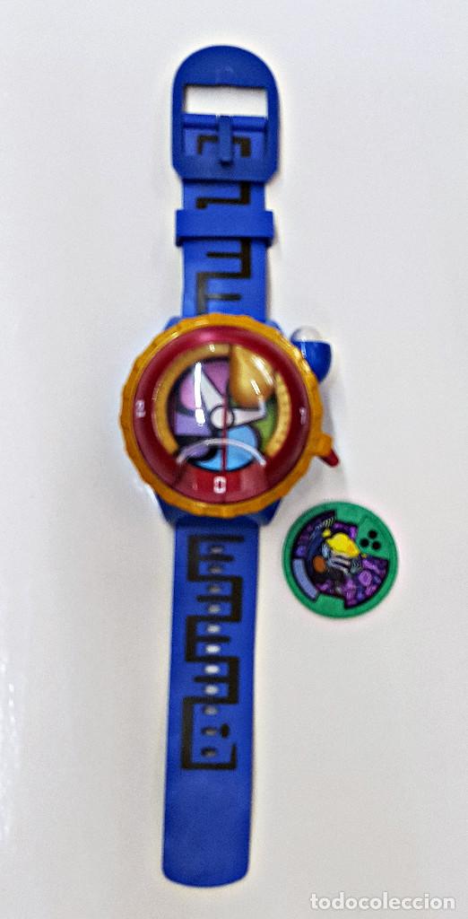 Juguetes antiguos y Juegos de colecci&oacute;n: RELOJ JUEGO ELECTRONICO YO KAI WATCH HASBRO 2016 LECTOR DE MEDALLAS
