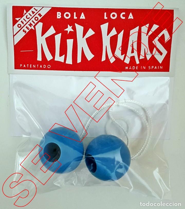 Juguetes antiguos y juegos de colecci&oacute;n: BOLAS LOCAS KLIK KLAKS. MADE IN SPAIN A&Ntilde;OS 70's