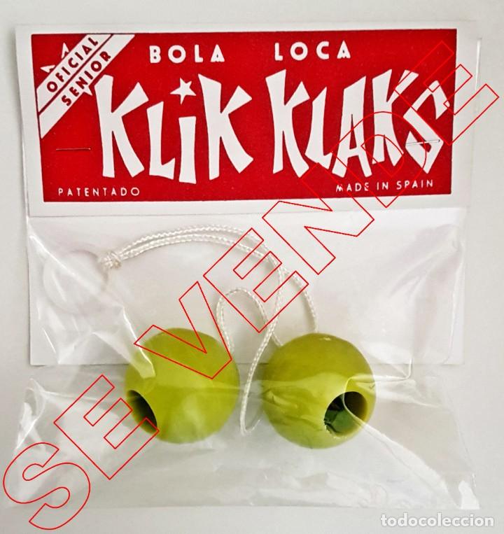 Juguetes antiguos y juegos de colecci&oacute;n: BOLAS LOCAS KLIK KLAKS. MADE IN SPAIN A&Ntilde;OS 70's