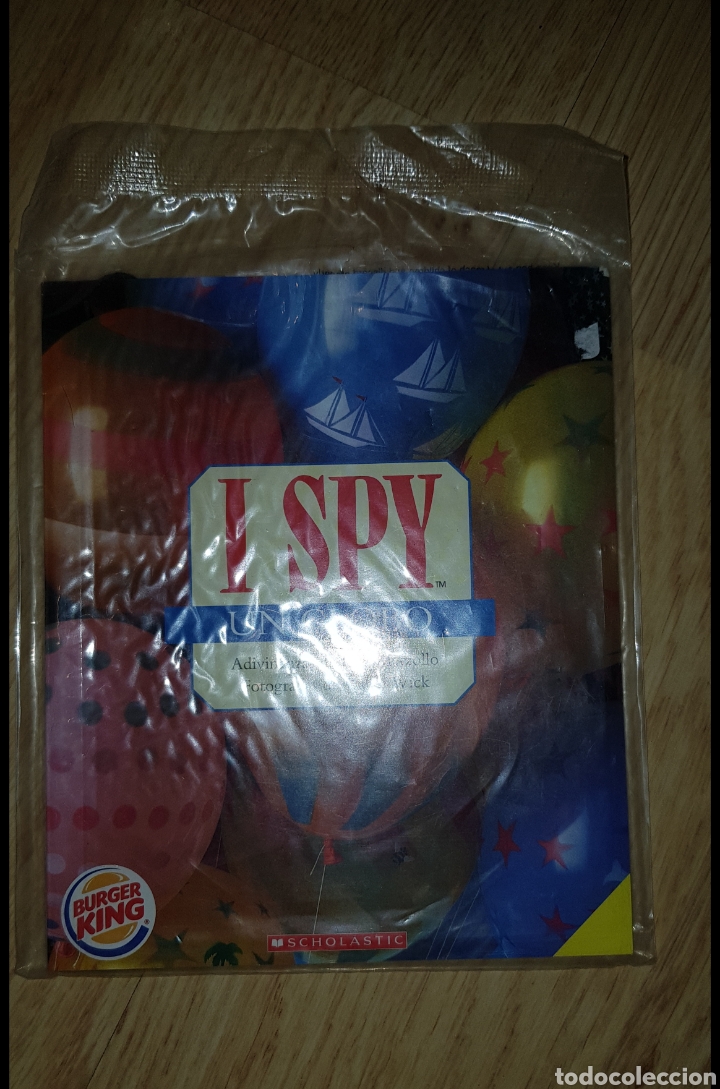 Juguetes antiguos y Juegos de colecci&oacute;n: Libro ISPY un globo adivinanzas Jean Marzollo nuevo precintado hecho para McDonald's McDonald