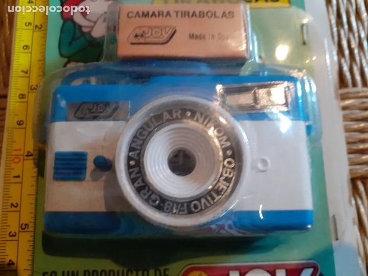 Juguetes antiguos y Juegos de colecci&oacute;n: ANTIGUA C&Aacute;MARA FOTOS LANZABOLAS AZUL DE JOY A&Ntilde;OS 80 A ESTRENAR*