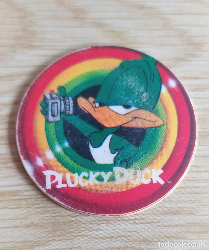 Juguetes antiguos y juegos de colecci&oacute;n: TAZOS MEGA TAZO TINY TOON MATUTANO N&deg;58 PLUCKY DUCK