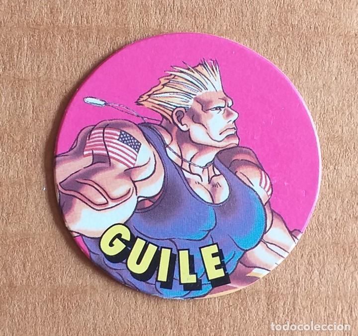 Juguetes antiguos y Juegos de colecci&oacute;n: Tazo n&ordm; 9 GUILE Chicles Vidal STREET FIGHTER II.