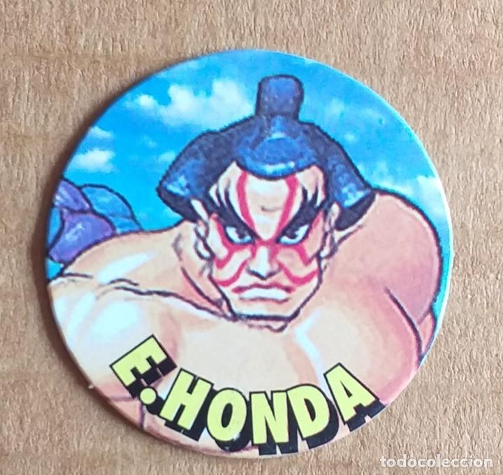 Juguetes antiguos y Juegos de colecci&oacute;n: Tazo n&ordm; 27 E. HONDA Chicles Vidal STREET FIGHTER II.
