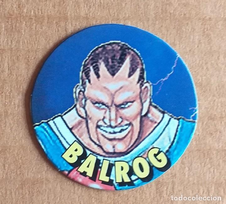 Juguetes antiguos y Juegos de colecci&oacute;n: Tazo n&ordm; 34 BALROG Chicles Vidal STREET FIGHTER II.