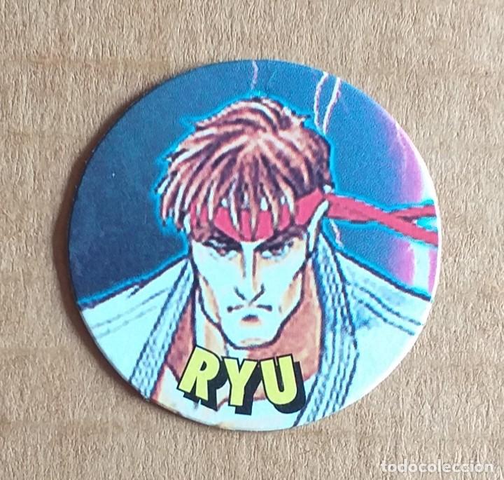 Juguetes antiguos y Juegos de colecci&oacute;n: Tazo n&ordm; 36 RYU Chicles Vidal STREET FIGHTER II.