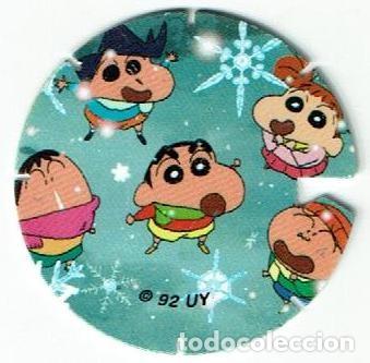 Juguetes antiguos y Juegos de colecci&oacute;n: COLECCI&Oacute;N TAZOS GREFUSA SHIN CHAN TAZO VOLADOR CAPS POGS N&Uacute;MERO #26 26 SERIE ANIME 1992