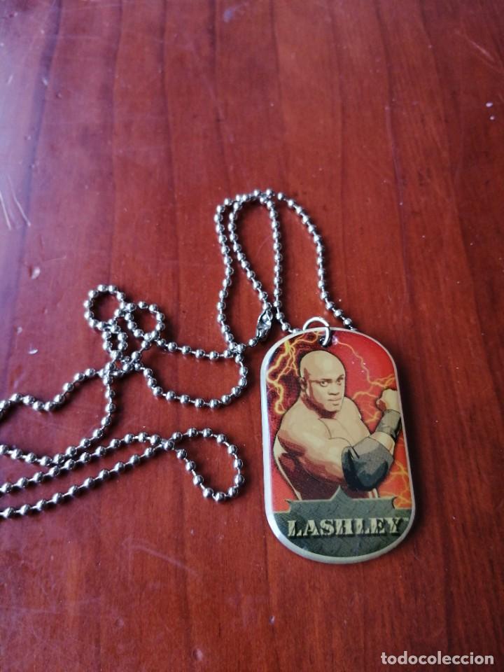 Antique Toys and Collectible Games: chapa colgante TOPPS luchador W LASHLEY THE DOMINATOR
