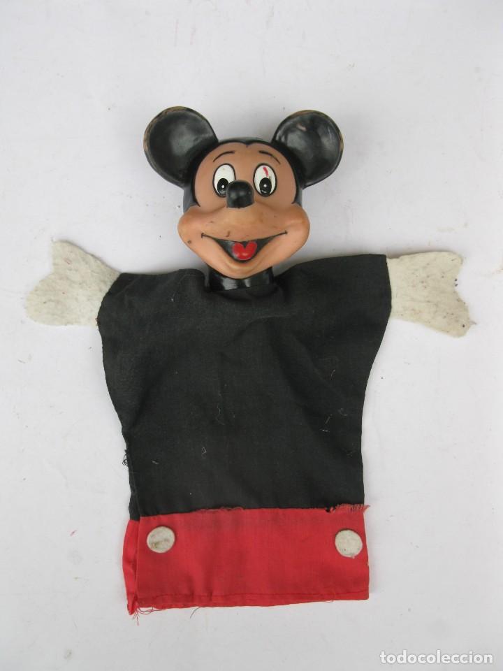 Juguetes antiguos y juegos de colecci&oacute;n: ANTIGUA MARIONETA DE MANO - T&Iacute;TERE - GUI&Ntilde;OL DE MICKEY MOUSE - NICOTOY - WALT DISNEY.