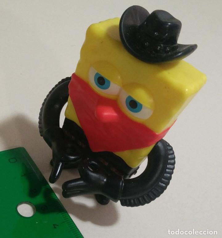 Juguetes antiguos y Juegos de colecci&oacute;n: figura cowboy vaquero bob esponja burger king mu&ntilde;eco spongebob paises mundo far west