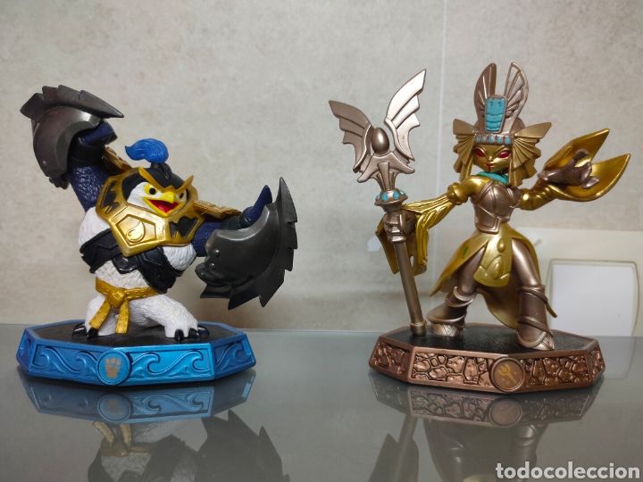 Antique Toys and Collectible Games: 2x FIGURAS SKYLANDERS GOLDEN QUEEN Y SENSEI MASTER KING PEN ACTIVISION 2016