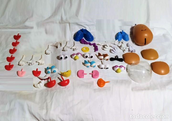Juguetes antiguos y Juegos de colecci&oacute;n: Lote complementos MISTER POTATO - Pies, Ojos, Bigotes, Lenguas, Ojos, Brazos, Cuerpos, Tapas...