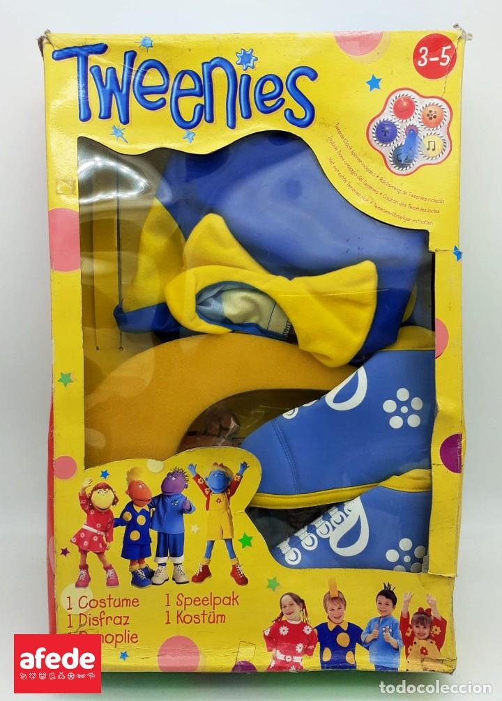 Juguetes antiguos y juegos de colecci&oacute;n: DISFRAZ TWEENIES JAKE TALLA 3-5 + RULETA-RELOJ. HASBRO 2000