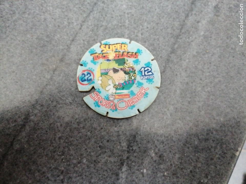 Antique Toys and Collectible Games: Tazo matutano SUPER FLASH SPORT & CHESTER N&deg; 22