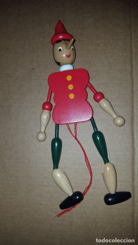 Juguetes antiguos y Juegos de colecci&oacute;n: FIGURA de madera PINOCHO