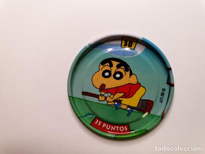 Juguetes antiguos y Juegos de colecci&oacute;n: TAZO CHAPA BOLLYCAO -- 1997 -- METAL RAPPERS SHINCHAN SHIN CHAN - ESPA&Ntilde;A -- N&ordm; 38
