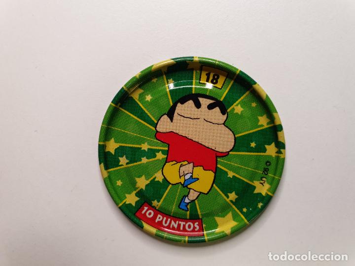Juguetes antiguos y Juegos de colecci&oacute;n: TAZO CHAPA BOLLYCAO -- 1997 -- METAL RAPPERS SHINCHAN SHIN CHAN - ESPA&Ntilde;A -- N&ordm; 18