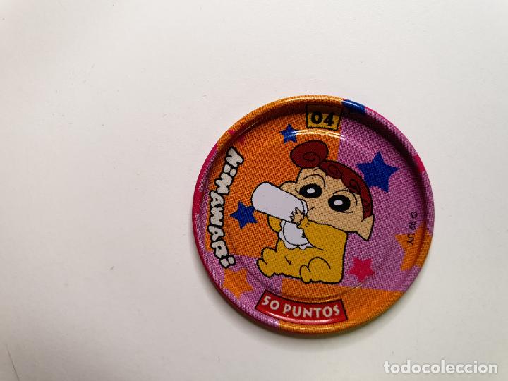 Juguetes antiguos y Juegos de colecci&oacute;n: TAZO CHAPA BOLLYCAO -- 1997 -- METAL RAPPERS SHINCHAN SHIN CHAN - ESPA&Ntilde;A -- N&ordm; 4