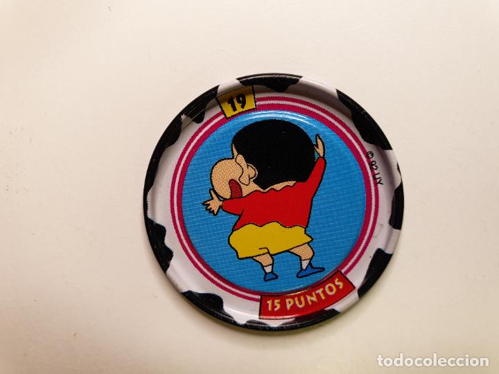 Juguetes antiguos y Juegos de colecci&oacute;n: TAZO CHAPA BOLLYCAO -- 1997 -- METAL RAPPERS SHINCHAN SHIN CHAN - ESPA&Ntilde;A -- N&ordm; 19