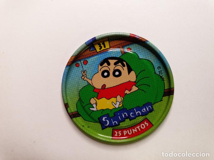 Juguetes antiguos y Juegos de colecci&oacute;n: TAZO CHAPA BOLLYCAO -- 1997 -- METAL RAPPERS SHINCHAN SHIN CHAN - ESPA&Ntilde;A -- N&ordm; 31