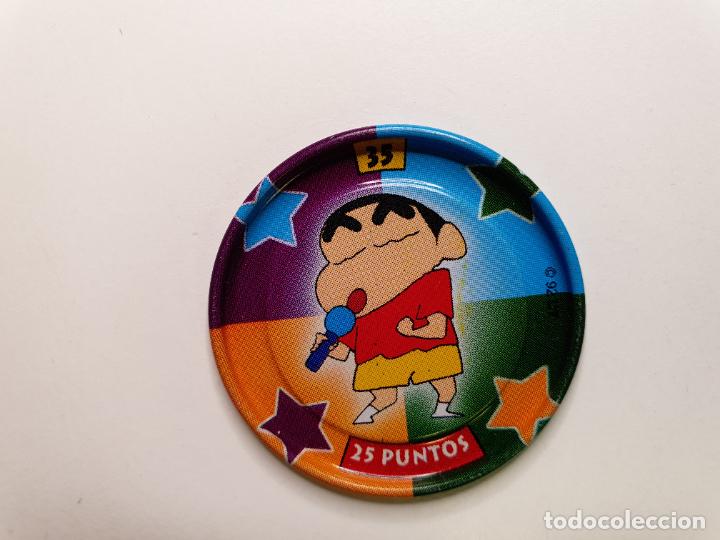 Juguetes antiguos y Juegos de colecci&oacute;n: TAZO CHAPA BOLLYCAO -- 1997 -- METAL RAPPERS SHINCHAN SHIN CHAN - ESPA&Ntilde;A -- N&ordm; 35