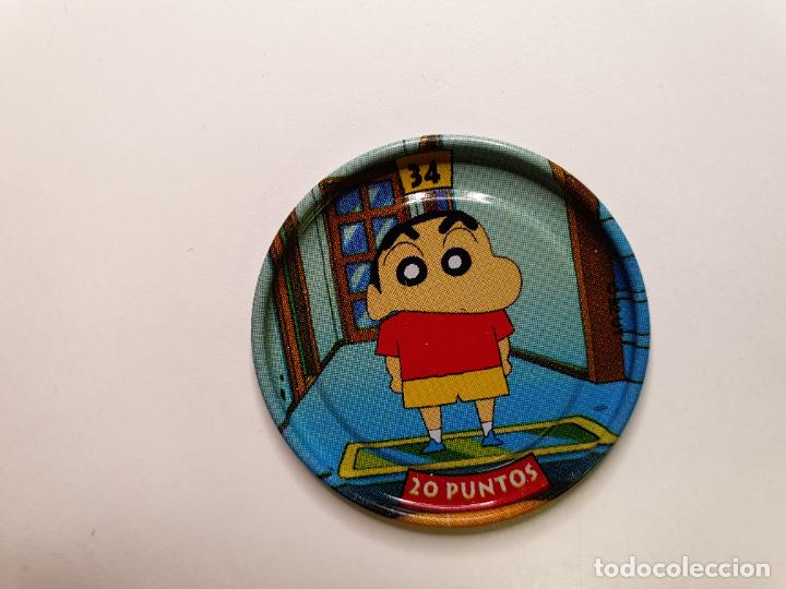 Juguetes antiguos y Juegos de colecci&oacute;n: TAZO CHAPA BOLLYCAO -- 1997 -- METAL RAPPERS SHINCHAN SHIN CHAN - ESPA&Ntilde;A -- N&ordm; 34