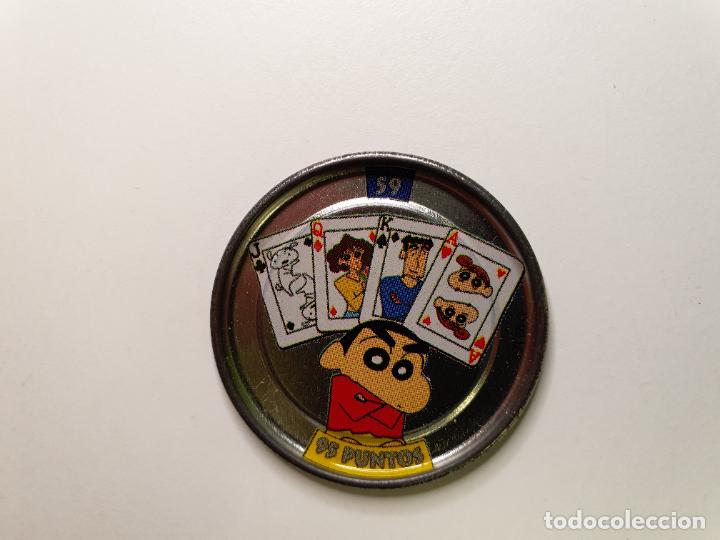 Juguetes antiguos y Juegos de colecci&oacute;n: TAZO CHAPA BOLLYCAO -- 1997 -- METAL RAPPERS SHINCHAN SHIN CHAN - ESPA&Ntilde;A -- N&ordm; 59