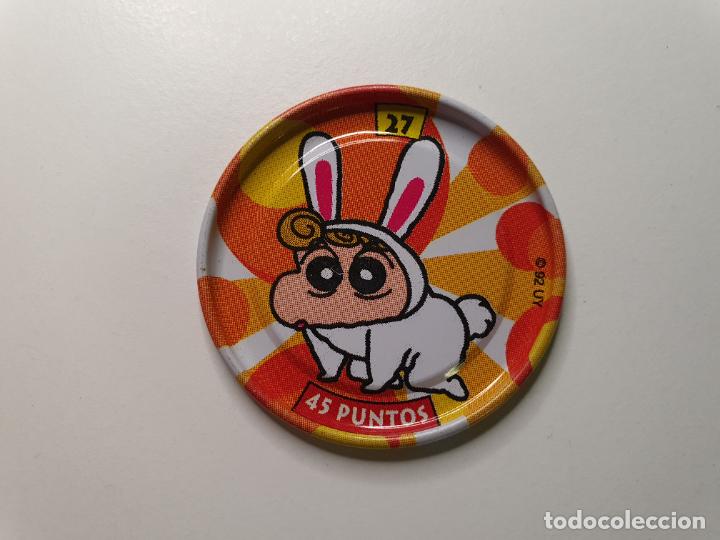 Juguetes antiguos y Juegos de colecci&oacute;n: TAZO CHAPA BOLLYCAO -- 1997 -- METAL RAPPERS SHINCHAN SHIN CHAN - ESPA&Ntilde;A -- N&ordm; 27