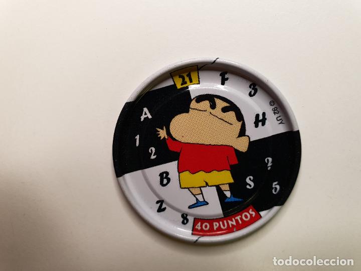 Juguetes antiguos y Juegos de colecci&oacute;n: TAZO CHAPA BOLLYCAO -- 1997 -- METAL RAPPERS SHINCHAN SHIN CHAN - ESPA&Ntilde;A -- N&ordm; 21