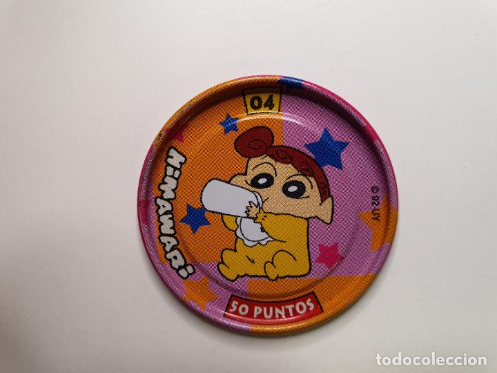 Juguetes antiguos y Juegos de colecci&oacute;n: TAZO CHAPA BOLLYCAO -- 1997 -- METAL RAPPERS SHINCHAN SHIN CHAN - ESPA&Ntilde;A -- N&ordm; 4