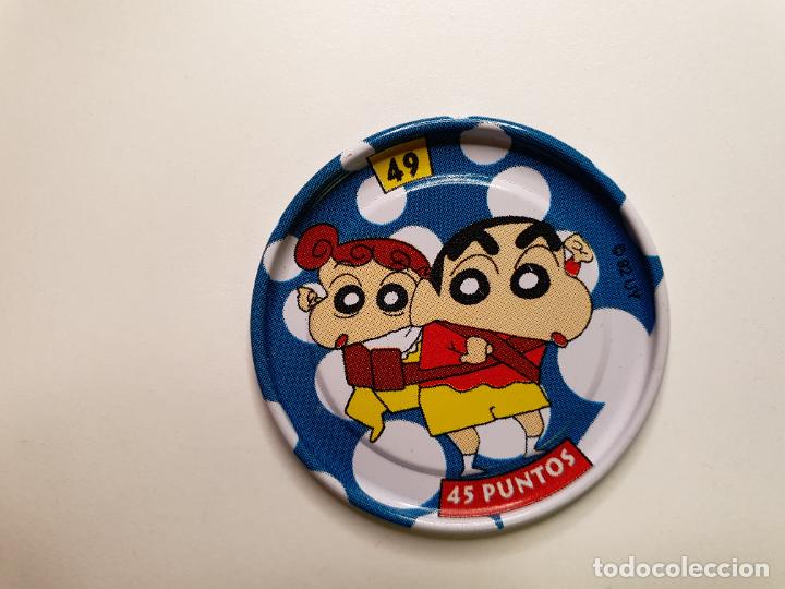 Juguetes antiguos y Juegos de colecci&oacute;n: TAZO CHAPA BOLLYCAO -- 1997 -- METAL RAPPERS SHINCHAN SHIN CHAN - ESPA&Ntilde;A -- N&ordm; 49