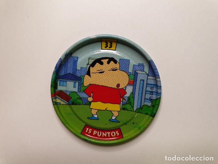 Juguetes antiguos y Juegos de colecci&oacute;n: TAZO CHAPA BOLLYCAO -- 1997 -- METAL RAPPERS SHINCHAN SHIN CHAN - ESPA&Ntilde;A -- N&ordm; 33