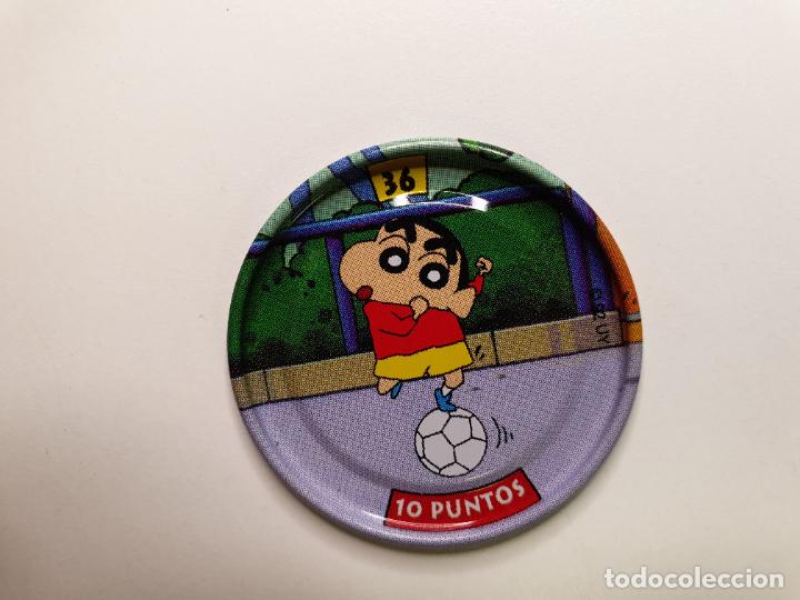 Juguetes antiguos y Juegos de colecci&oacute;n: TAZO CHAPA BOLLYCAO -- 1997 -- METAL RAPPERS SHINCHAN SHIN CHAN - ESPA&Ntilde;A -- N&ordm; 36
