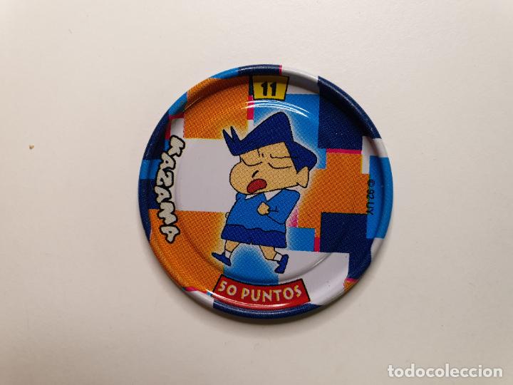 Juguetes antiguos y Juegos de colecci&oacute;n: TAZO CHAPA BOLLYCAO -- 1997 -- METAL RAPPERS SHINCHAN SHIN CHAN - ESPA&Ntilde;A -- N&ordm; 11