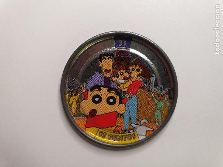 Juguetes antiguos y Juegos de colecci&oacute;n: TAZO CHAPA BOLLYCAO -- 1997 -- METAL RAPPERS SHINCHAN SHIN CHAN - ESPA&Ntilde;A -- N&ordm; 51